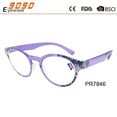 China New style fashion competitive price Color plastic reading glasses,plastic hinge for sale