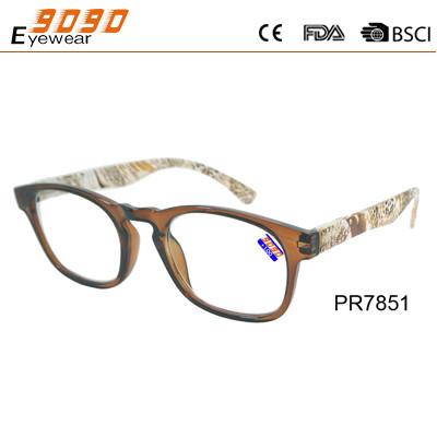 China 2019 new design reading glasses,spring hinge with transform paper,suitable  for men and women for sale