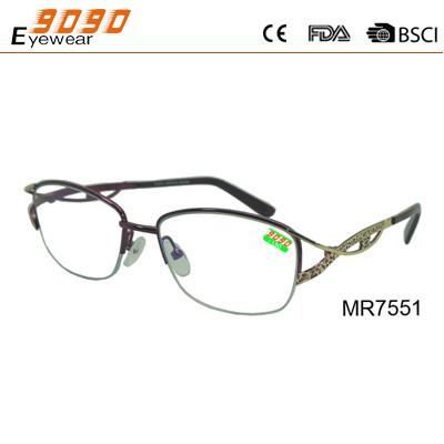 China latest classic fashion reading glasses with stainless steel, suitable for men and women for sale