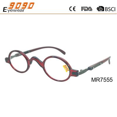 China Round Hot selling reading glasses with metal fashionable frame ,suitable for men and women for sale