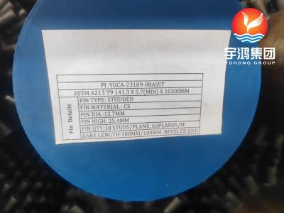 China Heat Exchanger Studded Tubes ASTM A213 T9 Alloy Seamless Tube for sale