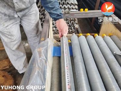 China SA249 TP304 ASME Stainless Steel Welded Tube L Type Fin Tube For Air Cooler for sale