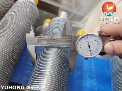 China Wound Type Fin Tube ASME SA249 TP316L Stainless Steel Welded Pipe for sale