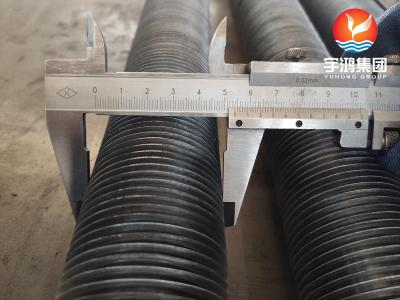 China L Type Wound Finned Pipe Carbon Steel ASTM A179 Base Tube With Aluminum Fins for sale