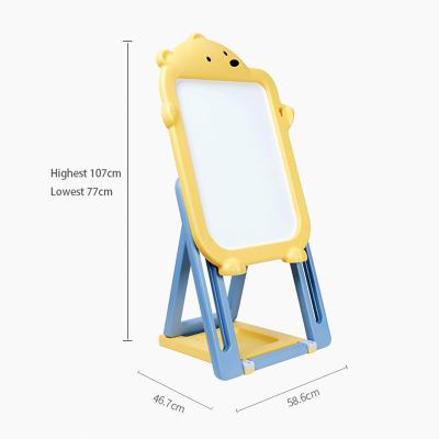 China Babygo plastic children's drawing board boy and girl folding installation bracket dust protected magnetic free type toy for sale