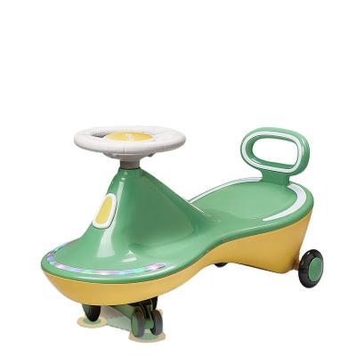 China Eco-friendly babygo twist car kids adults can sit on universal wheel to prevent 1 year old baby toy swing car from overturning for sale