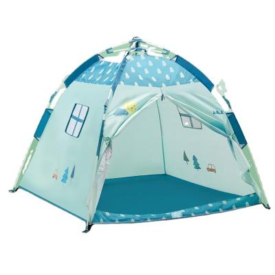 China Soft Toy Hot Sale Kids Teepee Easy Open Play Tent Indoor Playhouse For Kids for sale