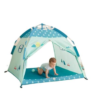 China Soft Toy Hot Sale Kids Teepee Easy Open Play Tent Indoor Playhouse For Kids for sale