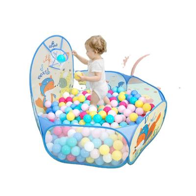 China Convenient Room Pit Play Tent With Basketball Pit Pool Convenient Carry Outdoor Toy Game Children Folding BabyGo Kids Baby Ball Ocean Ball for sale