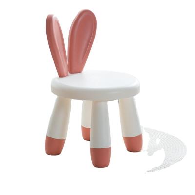 China New plastic stronger plastic chairs easy storage for home and outside Cutechair indoor kidschair pp kidsplayroom animal work for sale