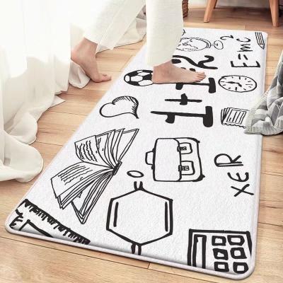 China Tianjin Rug Factory Wholesale Custom Washable 3d Printed Cashmere Blanket Rug for sale