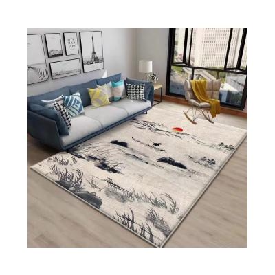 China Wholesale Cashmere Bedroom Floor Mats Washable High Quality Modern Anti Slip Blankets for sale