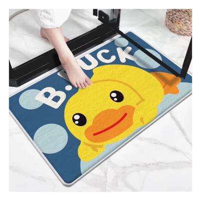 China 100% Polyester 3d Printing Designer Blanket Soft Non Slip Door Mat Washable for sale