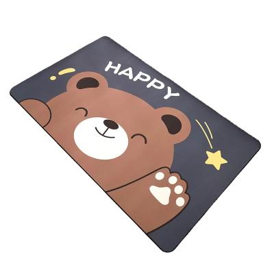 China Mat For Bathroom Entrance Doormat Quick-drying Foot Pad Floor Pad Non-Slip Absorbent Diatom Mud Anti-Slip Mat for sale