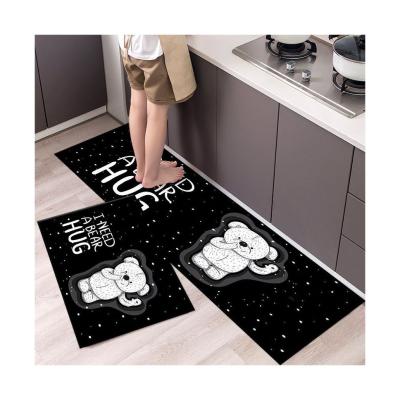 China Velvet Anti-slip Wholesale Crystal Export Water Absorbing Kitchen Mat for sale