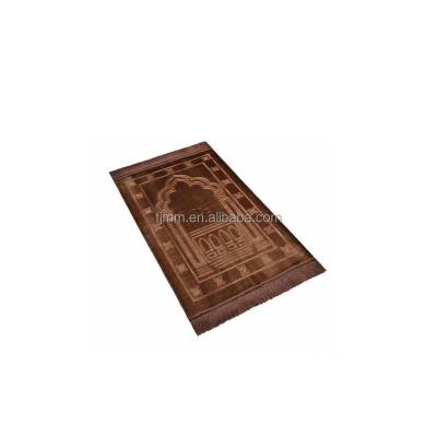 China New Design Whosale Non-slip Sponge Prayer Mat Customized Rug For Muslim Worship for sale