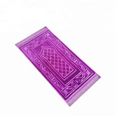 China Promotional Tianjin Anti-Slip Prayer Mat Muslim Islamic Prayer Blanket for sale