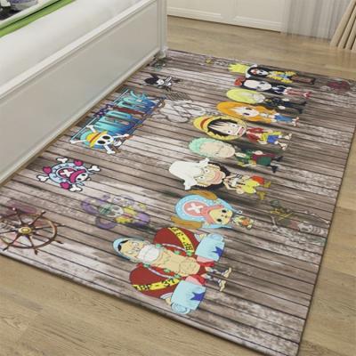 China Stain Resistant Bedroom Carpet Kid Cartoon Style Hot Selling Anti Blanket Customized Blanket for sale