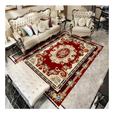 China Hot Sale Anti-skid Shiny Velvet Tianjin Roon Blankets Persian Style Living Fluffy Blanket for sale