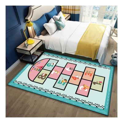 China Hot Selling Kids Room Anti-skid Blankets Kids Blanket Fun Nordic Sports ABC Kids Bulk Game Crawling Blanket for sale