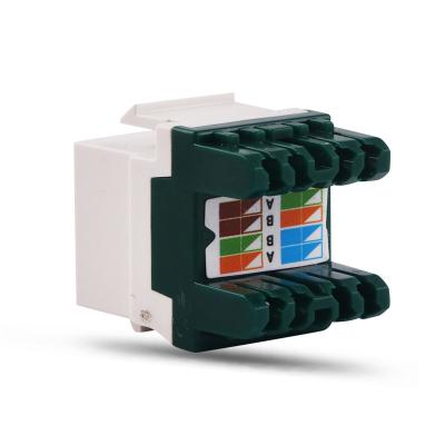 China Cheap Price RJ45 Wall Socket CAT6 Ethernet Keystone Jack LX-KJ-D6GD Module for sale