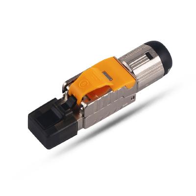 China cat8 rj45 plug field connectors shielded toolless termination socket LX-KJ-PN8N for sale