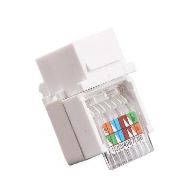 China Rj45 rj11 Cat6 Punch Down Network Cat 6 Keystone Jack 90 Degree LX-KJ-DP6 for sale