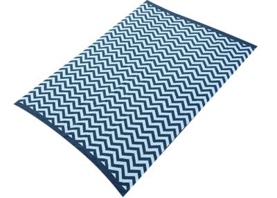 China Home Textile Knitted Wool Chevron Baby Blanket Multi Purpose Anti - Static for sale