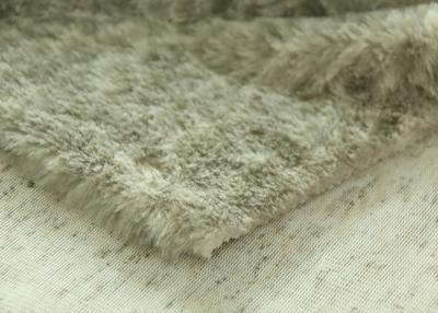 China Soft Long Pile Faux Fur Fabric , Artificial Fur Fabric 100% Polyester for sale