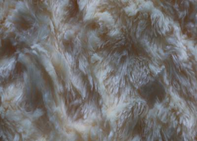 China Width 150-240cm Plush Faux Fur Fabric Swirl Embossed Different Color for sale