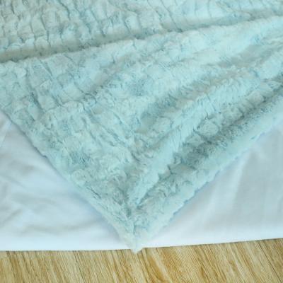 China PV Plush and Flannel Fabric Throw Blanket 50