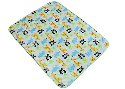 China Comfortable Baby Swaddle Blankets With Panda Giraffe Rhino Pattern for sale