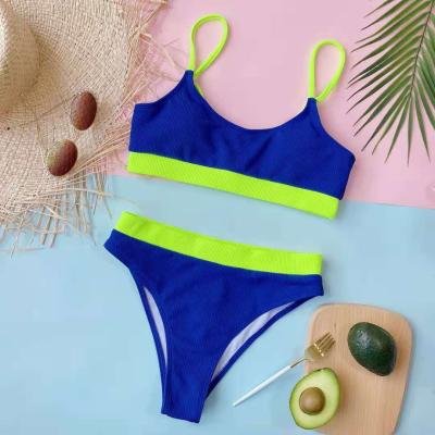 China Custom Logo Jacquard Fabric High Quality Newly Designed QUICK DRY 2 Piece Women Bikini Girl Bikini for sale