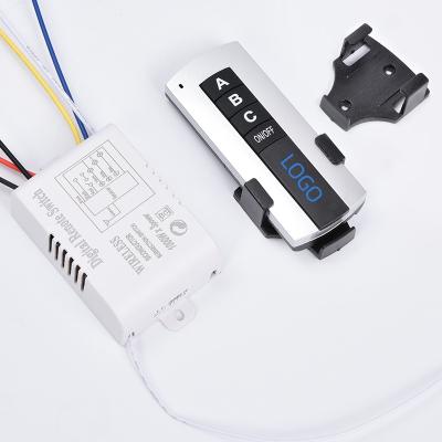 China Waterproof Zhongshan remote control switch smart timer intelligent 12v wireless remote switch on off switch remote for sale