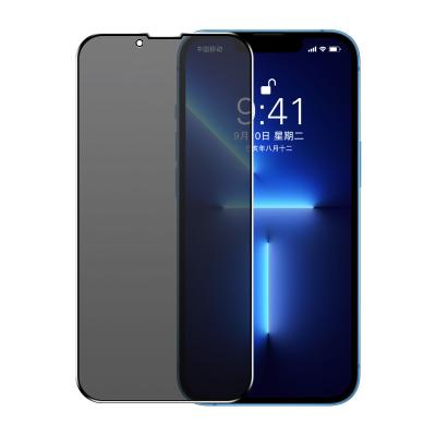 China High quality full coverage explosion-proof left and right 180 degree mobile phone anti-peep protection toughened screen glass for iphone pro for sale