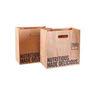 China Recycled Materials Kraft Paper Shopping Bags Brown Paper Bags Gift Paper Bags, Food Take Out Bags, Retail Bags for sale