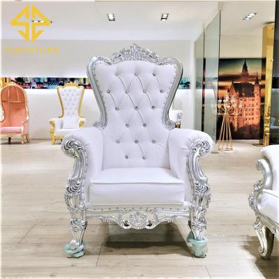 China Child royal sofa high storage fashion living room king queen back throne chair for wedding events decor for sale