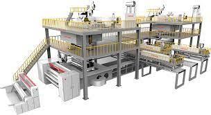 중국 2.4 미터 SM 짠 것이 아닌 기계, 부직포 생산 라인 판매용