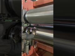 Test rotary joint and cleaning smoothing roller