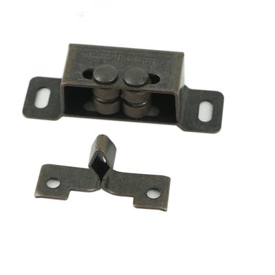 China Push-to-End System Double Roller Cabinet Cupboard Door Hook Latch Scrubbed Home Dressers for sale