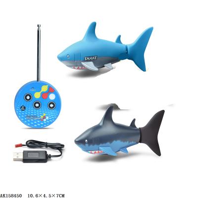 China New Design 27Mhz/40Mhz Funny Shark Toy RC Model Underwater Swimming Remote Control Fish With Factory Price for sale