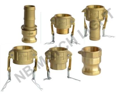 China Connect Pipes China Manufacture Brass Sand Casting Camlock Pipe Adapters for sale