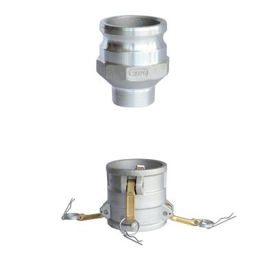 China Connect Pipes Sand Casting Aluminum Camlock Water Pump Quick Couplings for sale