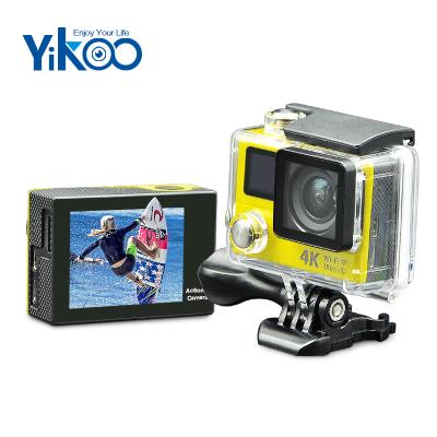 中国 EKEN H8R 4k Sports Action Camera Remote Control Dual Screen Recording Waterproof 30m Wifi 販売のため