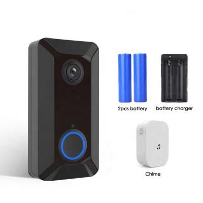 China Wholesale wireless video wifi ring doorbell 720P WI-FI intercom intercom night vision smart doorbell camera with chime en venta