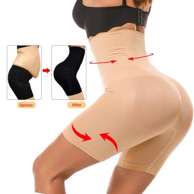 China Antibacterial Seamless Women High Waist Slimming Tummy Control Waist Trainer Butt Lifter Body Shapewear Panties for sale