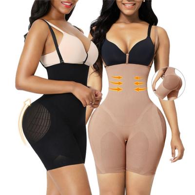 China Antibacterial Strong Breathable Tummy Control Seamless Abdomen Shapewear Women Butt Lifter Body Shaper for sale