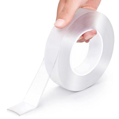 China Double Sided Clear Adhesive Nano Tape 1mm Heavy Duty Washable Double Sided Nano Tape Waterproof Nano Tape Traceless For Wall for sale