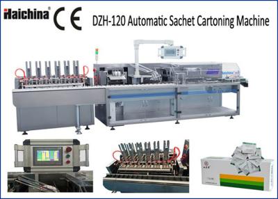 Cina Macchina d'inscatolamento automatica della bottiglia DZH 120 multifunzionali con la scatola di carta in vendita