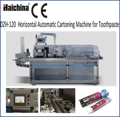 China Máquina horizontal de alta velocidade totalmente automático do cartonador para o dentífrico à venda